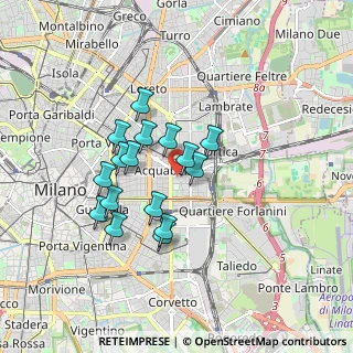 Mappa Via Dall'ongaro Francesco, 20133 Milano MI, Italia (1.42063)