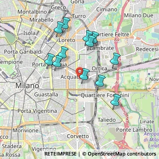 Mappa Via Dall'ongaro Francesco, 20133 Milano MI, Italia (1.73583)