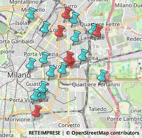 Mappa Via Dall'ongaro Francesco, 20133 Milano MI, Italia (1.96158)