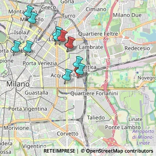 Mappa Via Privata Labeone, 20133 Milano MI, Italia (2.1525)