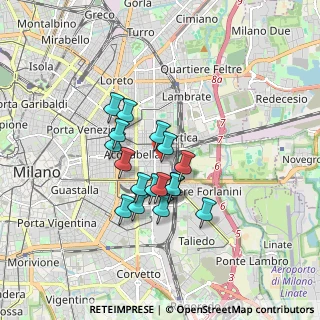 Mappa Via Privata Labeone, 20133 Milano MI, Italia (1.29706)