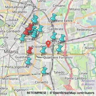Mappa Via Privata Labeone, 20133 Milano MI, Italia (1.857)