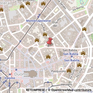 Mappa Corso Giacomo Matteotti, 1A, 20121 Milano, Milano (Lombardia)