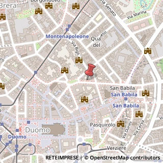 Mappa Corso Giacomo Matteotti, 1/A, 20121 Milano, Milano (Lombardia)