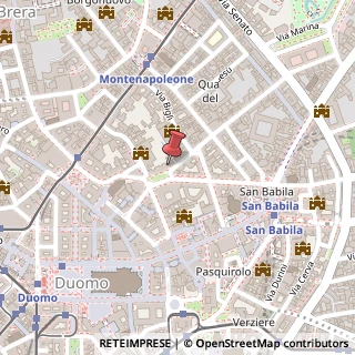 Mappa Piazza Filippo Meda, 5, 20121 Milano, Milano (Lombardia)