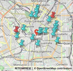 Mappa Piazza della Scala, 20121 Milano MI, Italia (1.6865)
