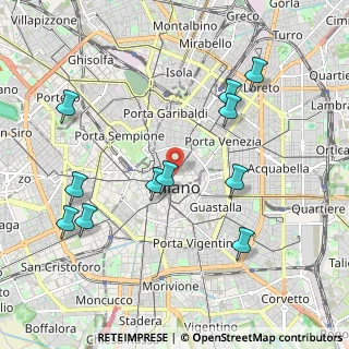 Mappa Piazza della Scala, 20121 Milano MI, Italia (2.15091)