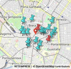 Mappa Piazza della Scala, 20121 Milano MI, Italia (0.6935)