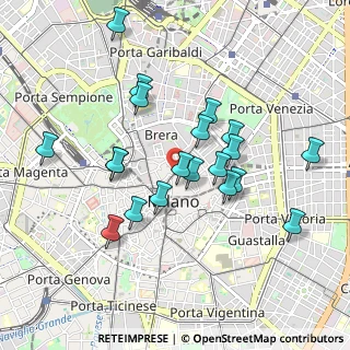 Mappa Piazza della Scala, 20121 Milano MI, Italia (0.8715)