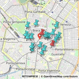 Mappa Galleria Vittorio Emanuele, 20121 Milano MI, Italia (0.6935)