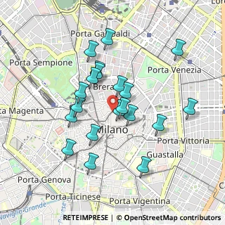Mappa Galleria Vittorio Emanuele, 20121 Milano MI, Italia (0.8195)