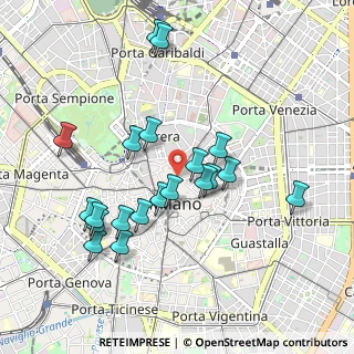 Mappa Piazza della Scala, 20121 Milano MI, Italia (0.9295)