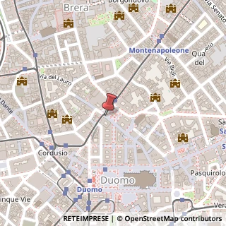 Mappa Piazza della Scala, 20121 Milano MI, Italia, 20121 Milano, Milano (Lombardia)