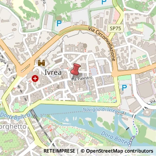 Mappa Via Palestro, 16, 10015 Ivrea, Torino (Piemonte)