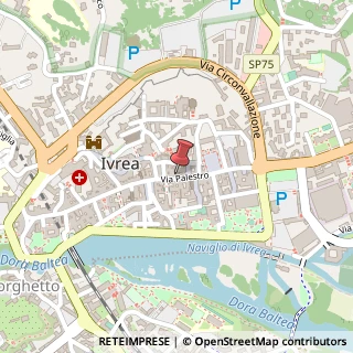 Mappa Via Palestro, 17, 10015 Ivrea, Torino (Piemonte)