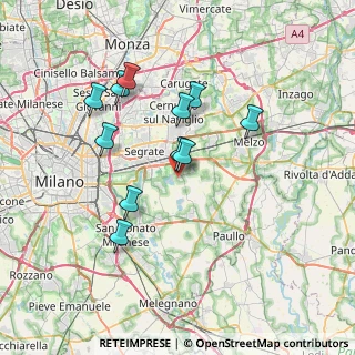 Mappa Via del Tigli, 20090 Rodano MI, Italia (6.51909)