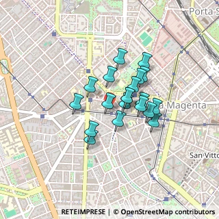 Mappa Corso Vercelli, 20149 Milano MI, Italia (0.2995)