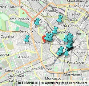 Mappa Corso Vercelli, 20149 Milano MI, Italia (1.6575)