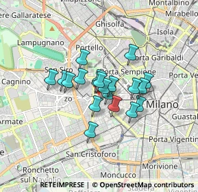 Mappa Corso Vercelli, 20149 Milano MI, Italia (1.0865)