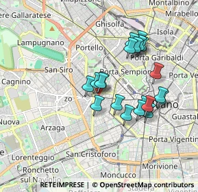Mappa Corso Vercelli, 20149 Milano MI, Italia (1.555)