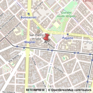 Mappa Via Belfiore, 9, 20145 Milano, Milano (Lombardia)