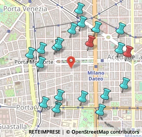 Mappa Via Macedonio Melloni, 20129 Milano MI, Italia (0.573)