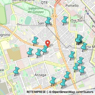 Mappa Via Paolo Rembrandt, 20146 Milano MI, Italia (1.35158)