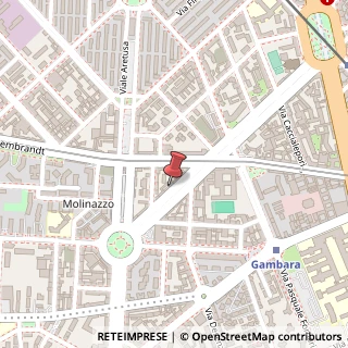 Mappa Via Pisanello, 14, 20146 Milano, Milano (Lombardia)