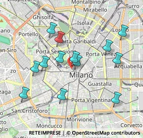 Mappa Via Manfredo Camperio, 20121 Milano MI, Italia (1.85)