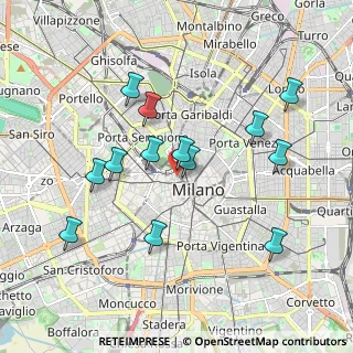 Mappa Via Manfredo Camperio, 20123 Milano MI, Italia (1.85)