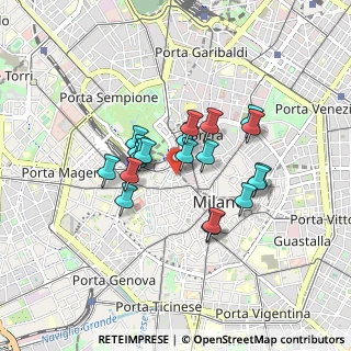 Mappa Via Giorgio Giulini, 20123 Milano MI, Italia (0.657)