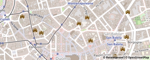 Mappa Milan