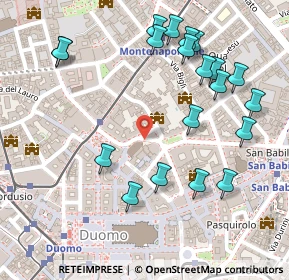 Mappa Via degli Omenoni, 20121 Milano MI, Italia (0.2865)