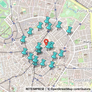 Mappa Via Adalberto Catena, 20121 Milano MI, Italia (0.4255)