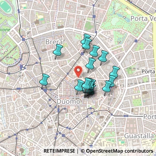 Mappa Via Adalberto Catena, 20121 Milano MI, Italia (0.3265)