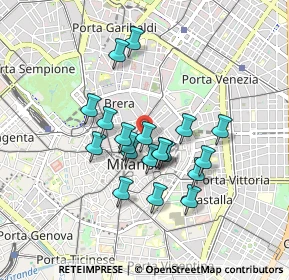 Mappa Via degli Omenoni, 20121 Milano MI, Italia (0.696)