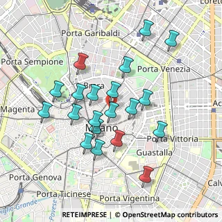 Mappa Via degli Omenoni, 20121 Milano MI, Italia (0.8605)