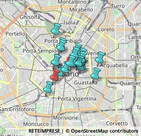 Mappa Via degli Omenoni, 20121 Milano MI, Italia (0.88)