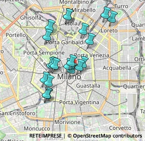 Mappa Via degli Omenoni, 20121 Milano MI, Italia (1.5985)