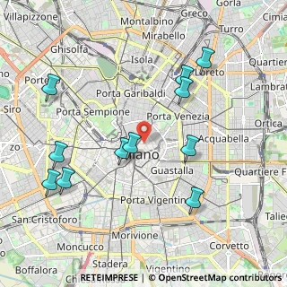 Mappa Via Adalberto Catena, 20121 Milano MI, Italia (2.17273)