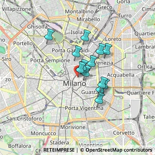 Mappa Via degli Omenoni, 20121 Milano MI, Italia (1.27923)