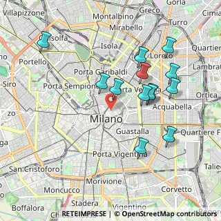 Mappa Via Adalberto Catena, 20121 Milano MI, Italia (1.90077)