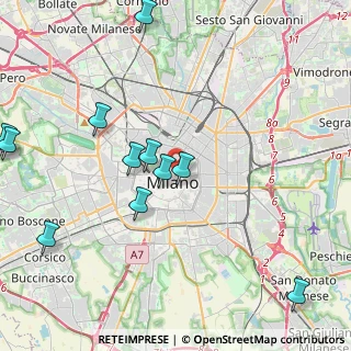 Mappa Via Adalberto Catena, 20121 Milano MI, Italia (4.87455)