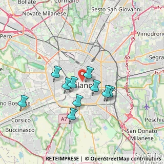 Mappa Via degli Omenoni, 20121 Milano MI, Italia (3.58727)