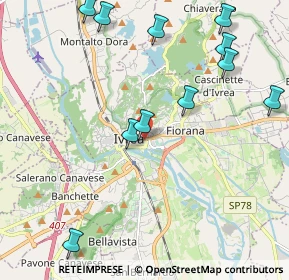 Mappa Corso Botta, 10015 Ivrea TO, Italia (2.47)