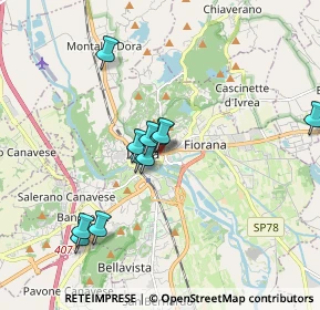 Mappa Corso Botta, 10015 Ivrea TO, Italia (1.61364)