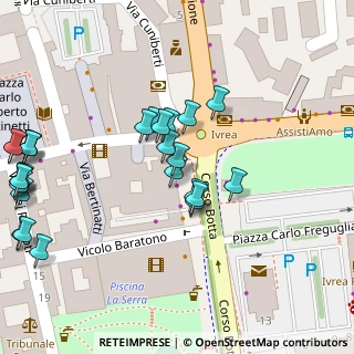Mappa Piazza Balla A, 10015 Ivrea TO, Italia (0.05)
