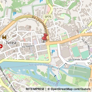 Mappa Via Palestro, 57, 10015 Ivrea, Torino (Piemonte)