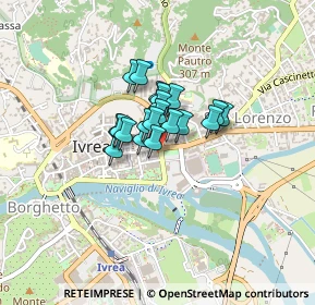 Mappa Piazza Balla A, 10015 Ivrea TO, Italia (0.223)