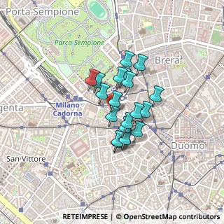 Mappa Largo Maria Callas, 20121 Milano MI, Italia (0.2845)